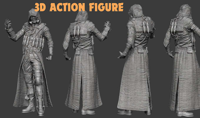 3d toy, 3d toy figurine, 3d status, stl file, vinyl plush, action figure, zbrush