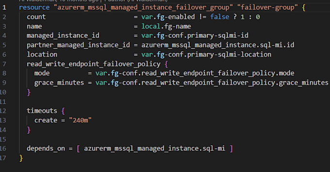 code your azure cloud environment using terraform iac