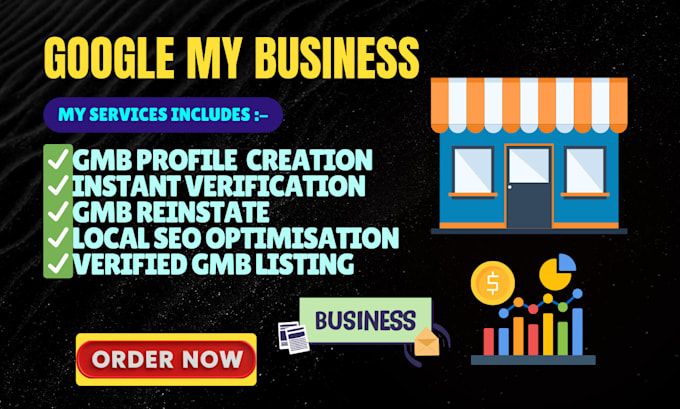 Create optimize google my business with verification gmb ranking high ...