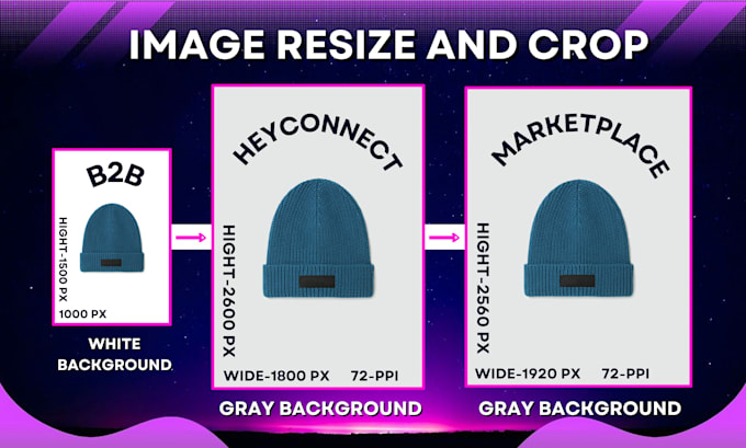 do bulk image resize, cropping perfectly