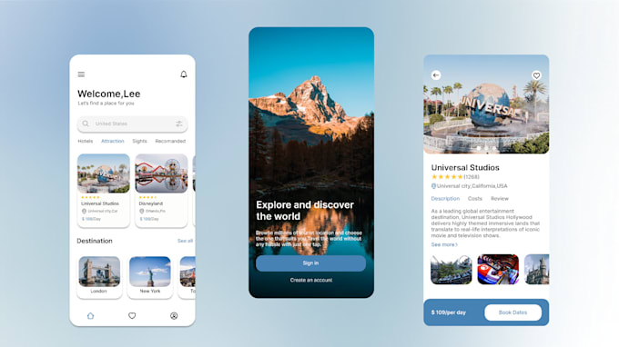 do mobile app development android ios app in flutter, with free website