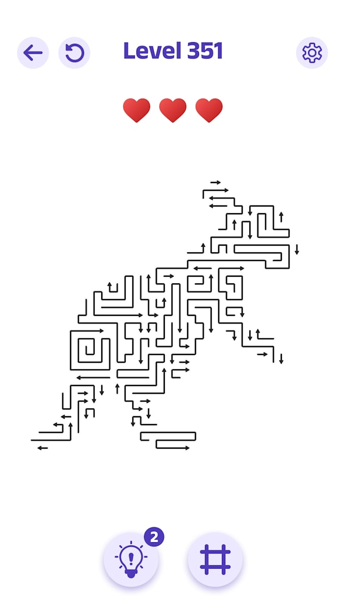 develop arrow puzzle game in unity for android and ios