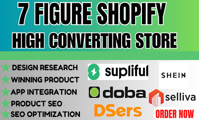 do shopify dropshipping store top product via shein selliva temu supliful dsers
