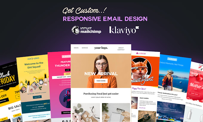 create a custom mailchimp email template design