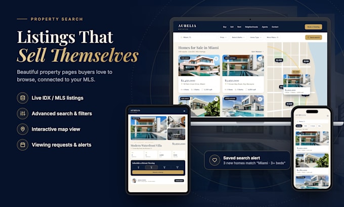 build a wordpress real estate website with idx mls for realtor or agency