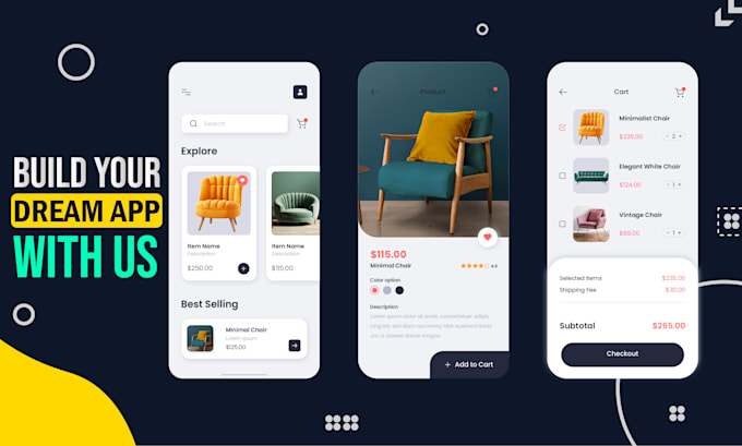 do mobile app development in flutter