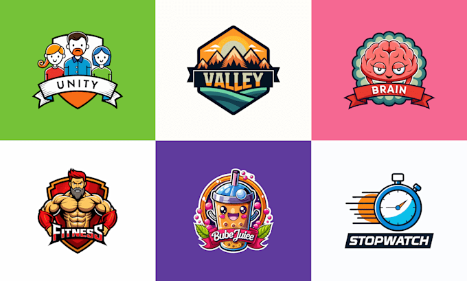 create pro mascot or cartoon character logo design