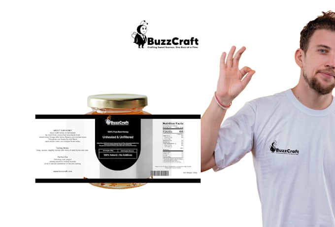 design a premium honey packaging design