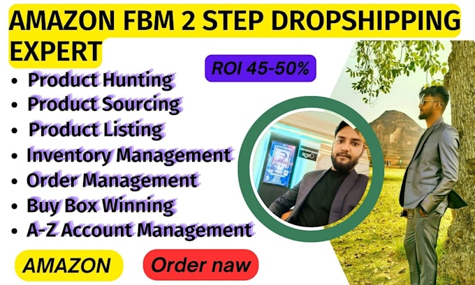amazon 2 step dropshipping full store management