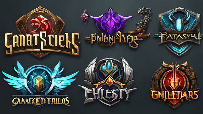 design a custom fantasy, rpg, sci fi animated game logo