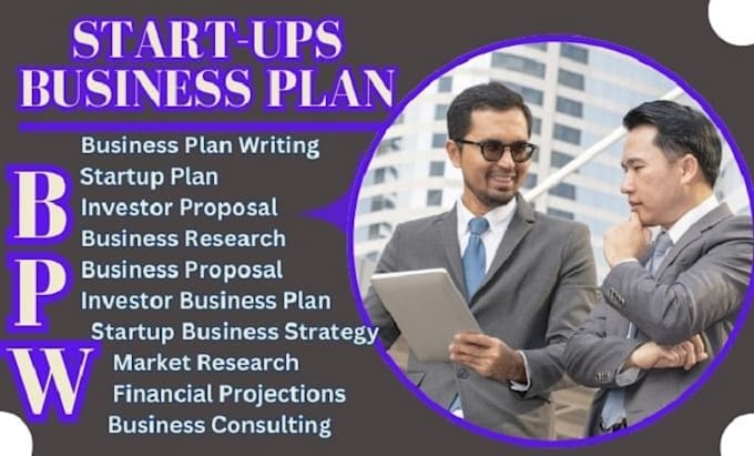write topnotch business plan for startup, loans, proposal, nonprofit, investor
