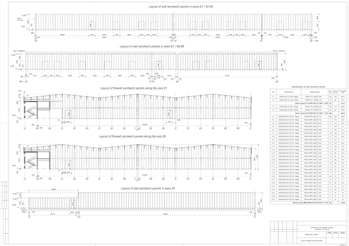 create sandwich panel layouts and material takeoffs for cold storage