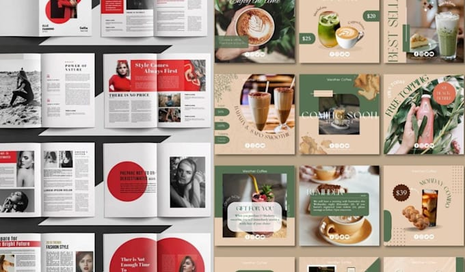 Design editable social media posts and canva templates by Anwar590 | Fiverr