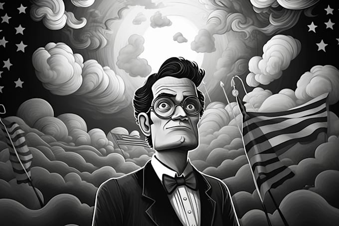 create political character art