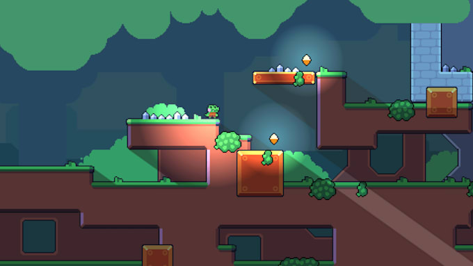 develop a 2d game with godot engine