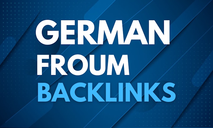 do high authority deutsch german backlinks on de forum sites