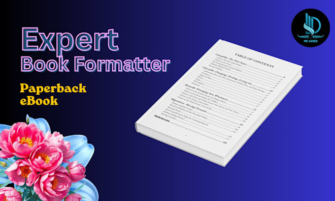do KDP book typesetting, interior layout design, ebook print book formatter