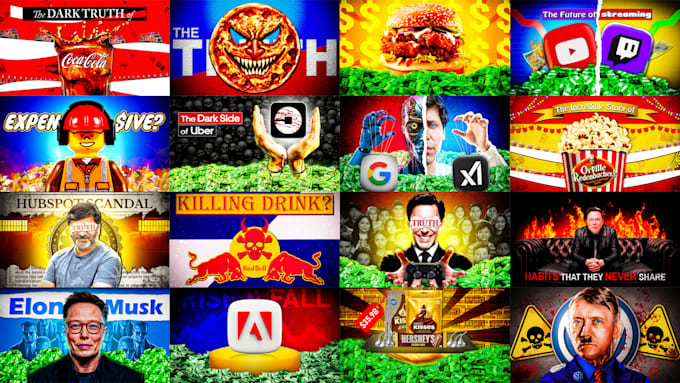 create high CTR documentary thumbnails like magnatesmedia