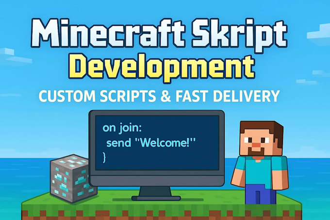 code custom minecraft plugins in java and skript