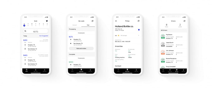 develop your truck driver app,freight logistics mobile app,delivery app