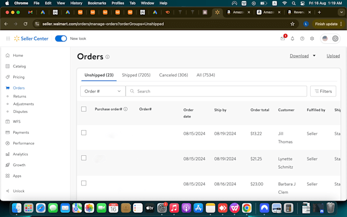 manage walmart 2 step dropshipping, walmart wfs wholesale