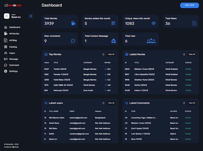 develop and customize PHP laravel website with bug fixes