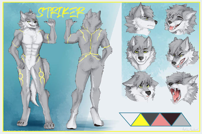 create your furry reference sheet
