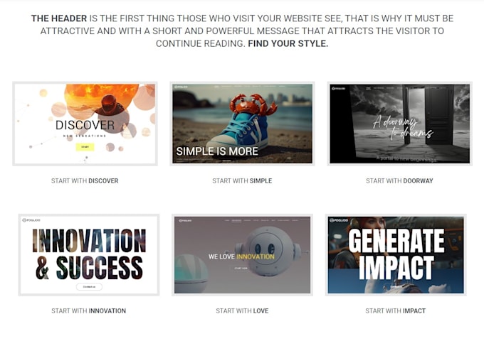 create with foglioo your website with hosting for 95 per year