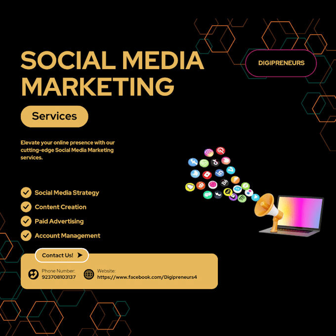 be your social media marketing and performance marketing manager