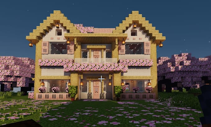 build minecraft houses, castles, villages, spawns and bases