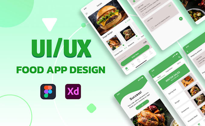 Create mobile app ui ux design in figma with prototype by ...