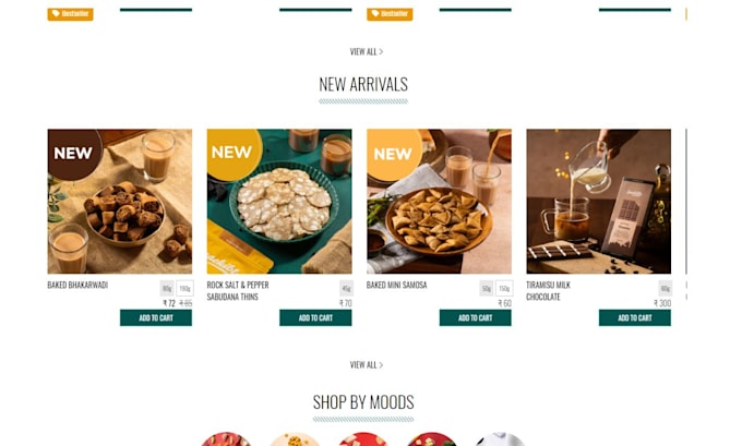 build gift box shopify store snacks box gourmet snacks subscription box website