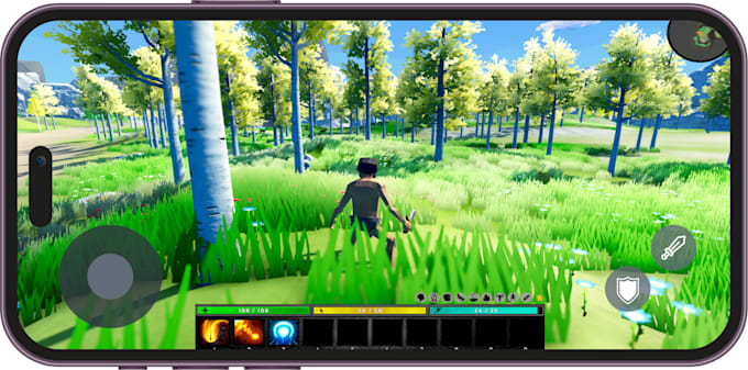develop a mobile game in unity