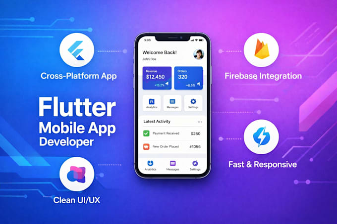 develop flutter apps for startups, business and mvp projects