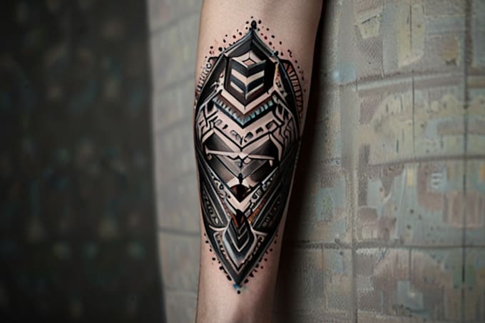 high end dotwork tattoo design