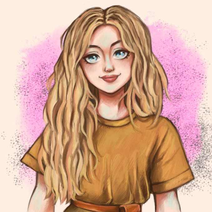 draw you in semi realistic anime style