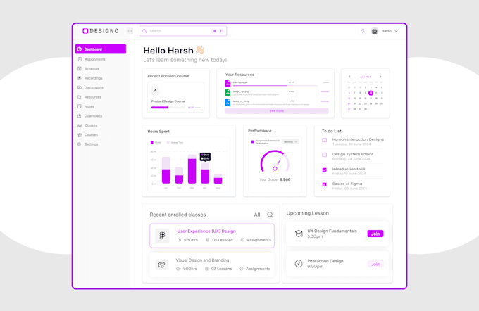 design modern saas dashboard UI UX for web and mobile apps