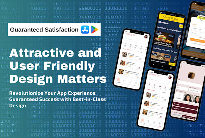 design mobile app UI UX using figma exceptional one