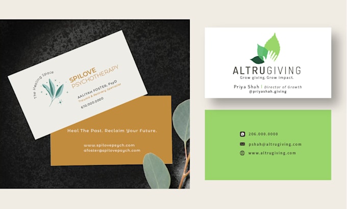elevate your business with a modern, print ready business card design