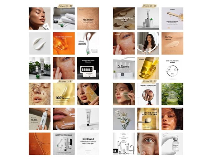 design an aesthetic instagram feed layout using your photos