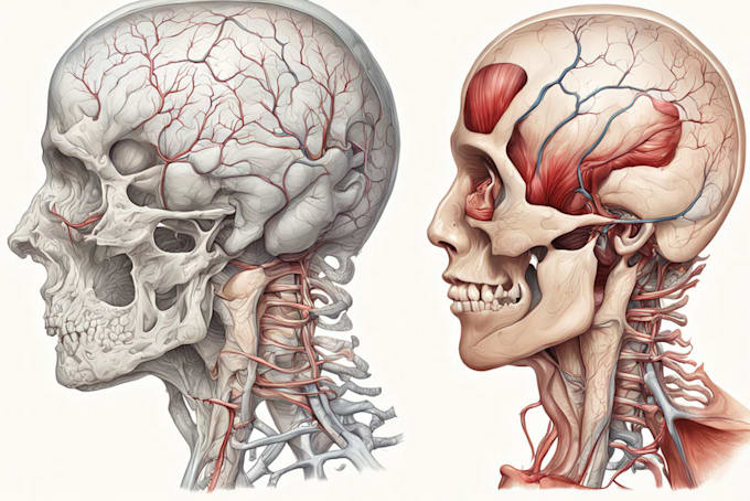 draw detailed medical illustrations