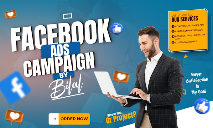 be your meta ads campaign manager to run paid facebook ads and instagram ads