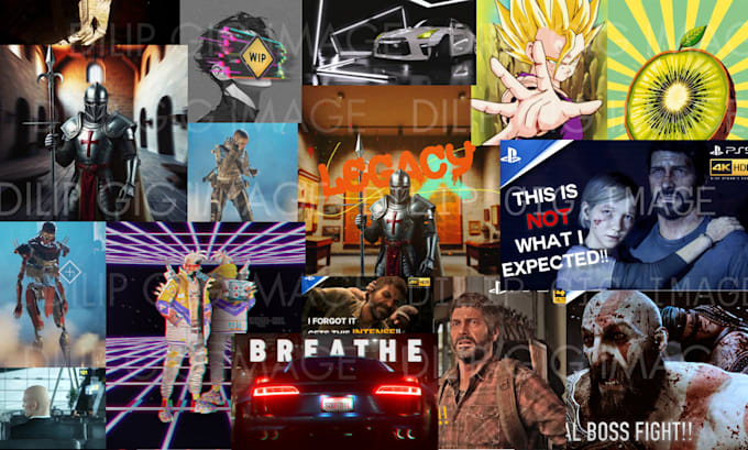 design professional youtube thumbnails and other graphics really fast