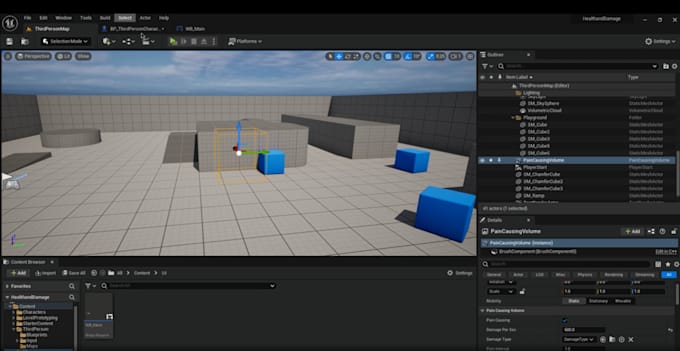 be your game engineer for blueprints and mechanics creation for video game