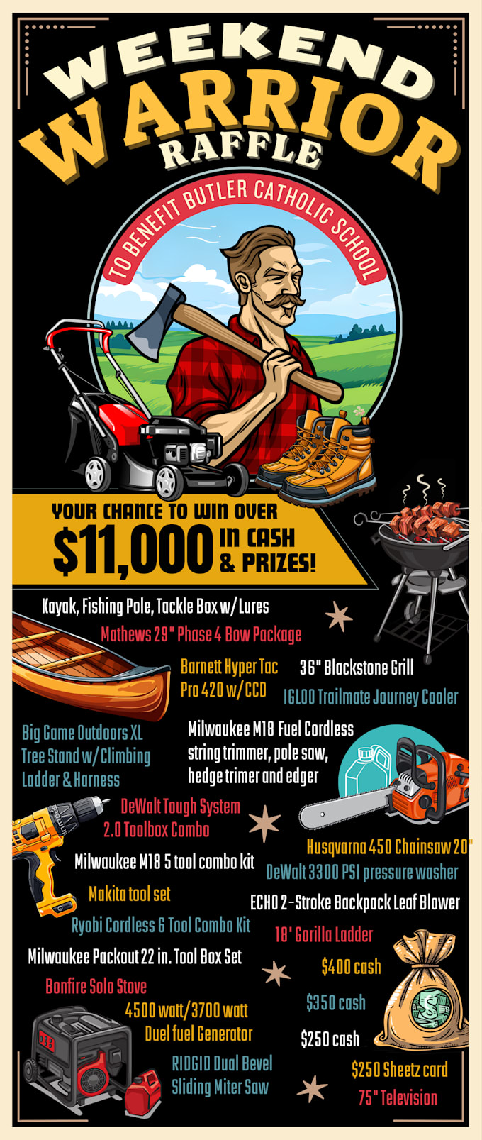 create a custom event flyer