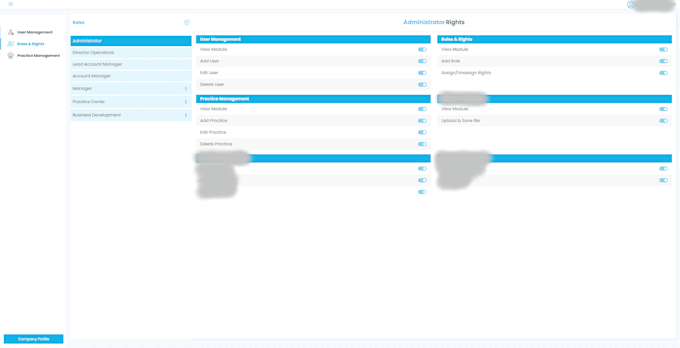 develop custom practice invoicing management system