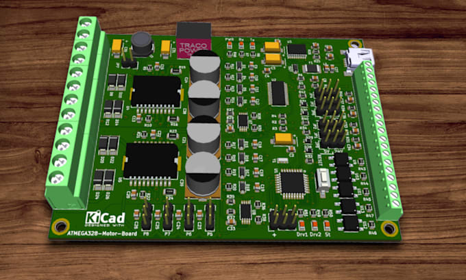 Make fabrication ready pcb design in kicad easyeda or altium by Amir ...