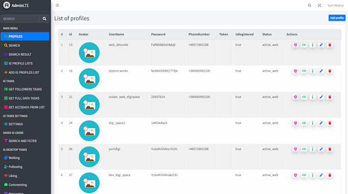 create web application with laravel