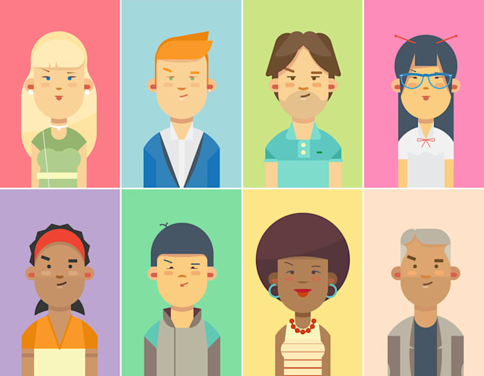 design an original 2d character perfectly