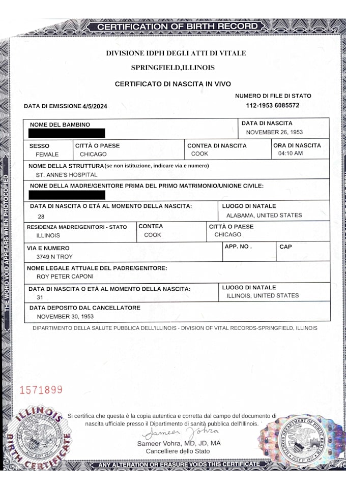 translate documents for italian citizenship